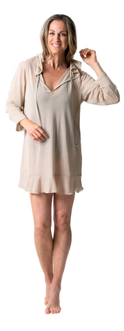 COVER ME 24051120 LONG SLEEVE COVER-UP 3 COLOURS (PLUS SIZE AVAILABLE)