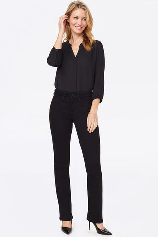 NOT YOUR DAUGHTERS JEANS MARILYN STRAIGHT PETITE colour-BLACK