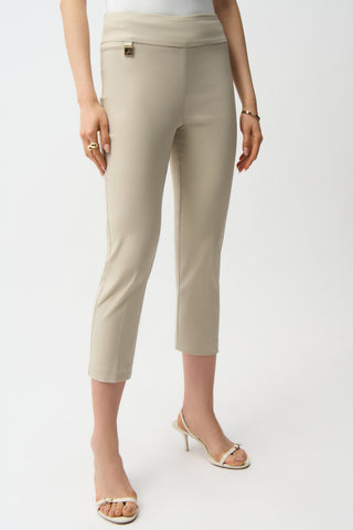 JOSEPH RIBKOFF 201536S26 CROPPED WOVEN PANT- 2 COLOURS
