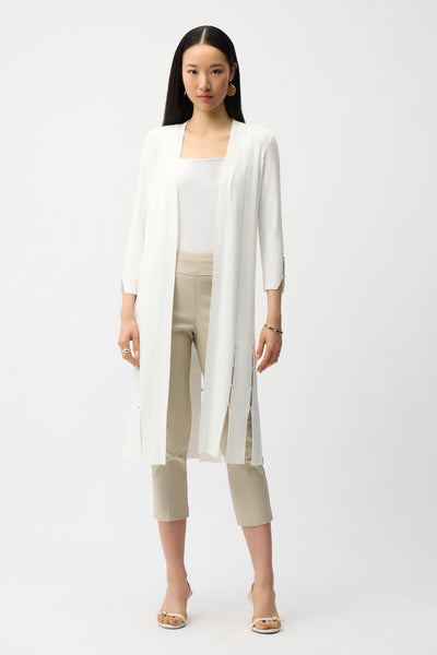JOSEPH RIBKOFF 201536S26 CROPPED WOVEN PANT- 2 COLOURS