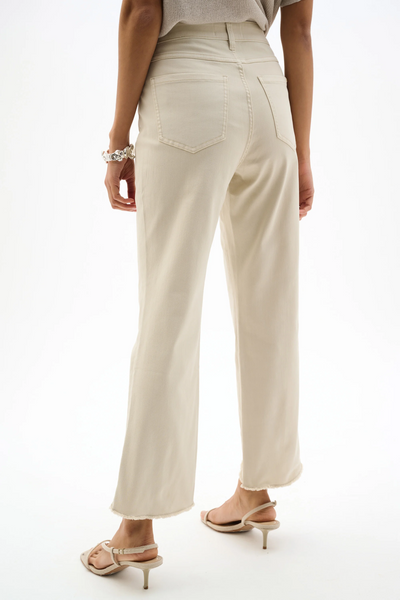 JOSEPH RIBKOFF 262980 REPREVE STRAIGHT JEANS WITH FLOWER EMBROIDERY