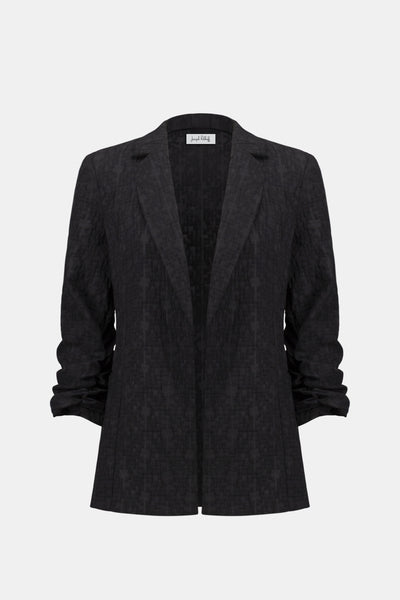 JOSEPH RIBKOFF 242034S26 WOVEN JACQUARD TEXTURE BOXY BLAZER