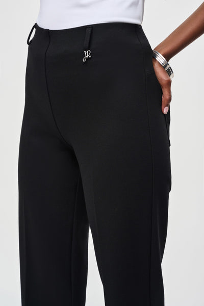 JOSEPH RIBKOFF 243049F25 HEAVY KNIT STRIAGHT PULL-ON PANTS