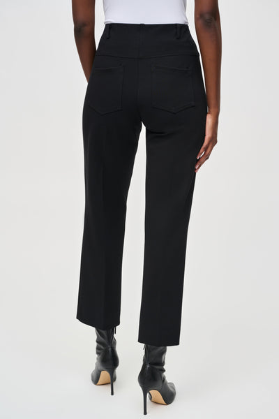 JOSEPH RIBKOFF 243049F25 HEAVY KNIT STRIAGHT PULL-ON PANTS