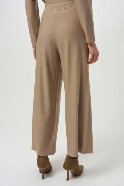 JOSEPH RIBKOFF 244922F25 Sequined Sweater Knit Culotte Pants