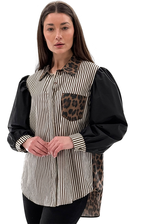 ORLY 252201 BLOUSE WITH POCKET DETAIL