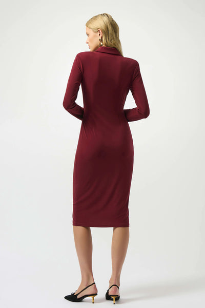 JOSEPH RIBKOFF 253145 MOSS CREPE WRAP DRESS 2 COLOURS