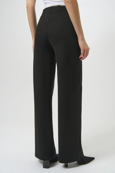 JOSEPH RIBKOFF 254046 HEAVY KNIT WIDE LEG PULL-ON PANTS