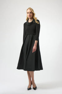 JOSEPH RIBKOFF 254207 SILKY KNIT AND MEMORY FIT AND FLARE DRESS