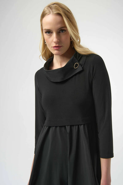 JOSEPH RIBKOFF 254207 SILKY KNIT AND MEMORY FIT AND FLARE DRESS
