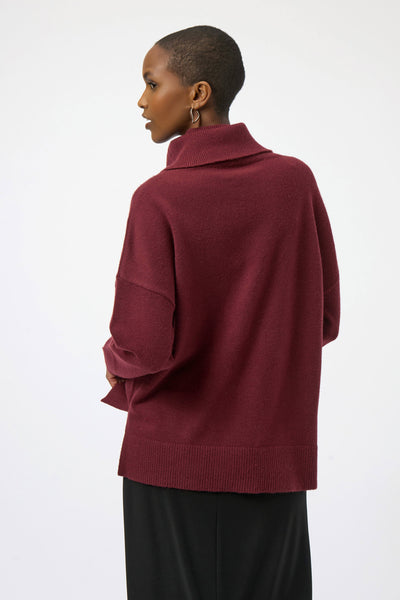 JOSEPH RIBKOFF 254942 SWEATER KNIT TURTLE NECK PULLOVER WITH SEQUINS