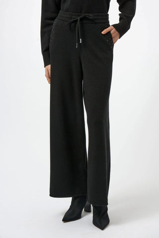 JOSEPH RIBKOFF 254945 SWEATER KNIT WIDE LEG PULL ON PANTS