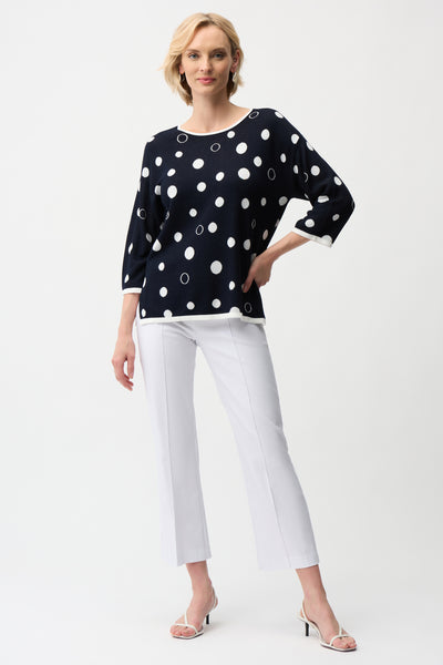 JOSEPH RIBKOFF 261082 Millennium Flare Pull-On Pants- 2 COLOURS