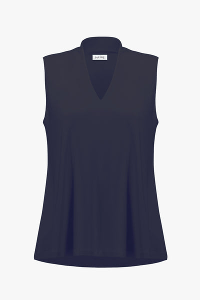JOSEPH RIBKOFF 261229 Silky Knit Sleeveless Trapeze Top With V-necklineline- 3 COLOURS