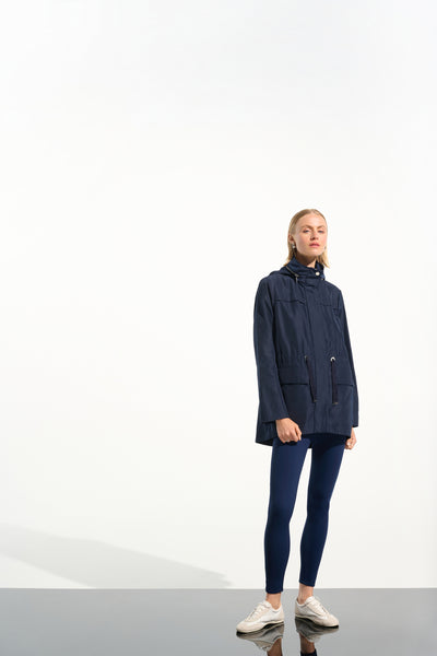 JOSEPH RIBKOFF 261630 IMITATION MEMORY ANORAK WITH HIDDEN HOOD