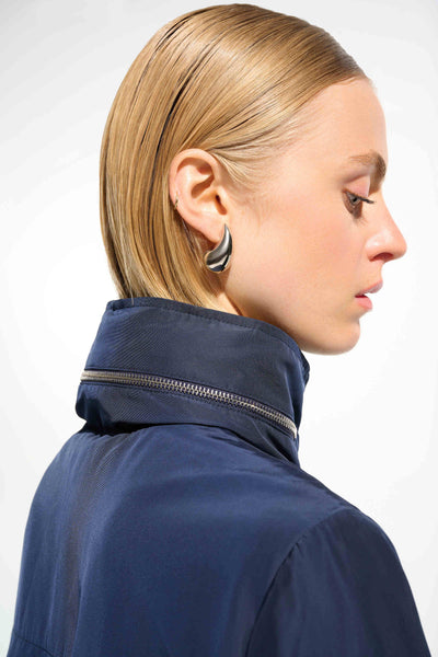 JOSEPH RIBKOFF 261630 IMITATION MEMORY ANORAK WITH HIDDEN HOOD