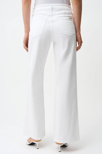 JOSEPH RIBKOFF 261989 GOLDIE | CLASSIC WIDE-LEG STRETCH JEANS