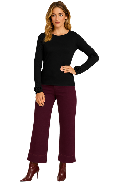 ORLY 262115 LONG SLEEVE TOP- 2 COLOURS