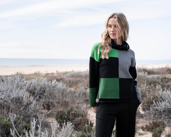 MARBLE 7628 Cotton rich relaxed fit sweater