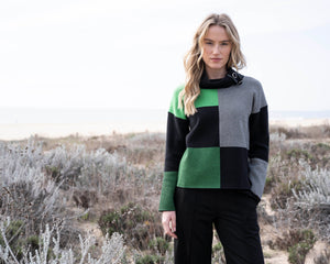 MARBLE 7628 Cotton rich relaxed fit sweater