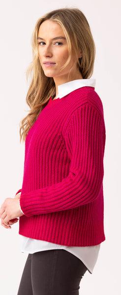 MARBLE 8100 KNIT SWEATER WITH REMOVEABLE SCARF