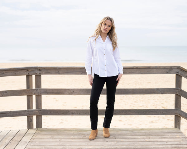MARBLE 8146 BUTTON FRONT BLOUSE