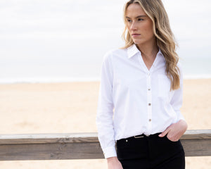 MARBLE 8146 BUTTON FRONT BLOUSE