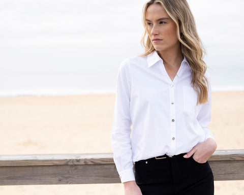 MARBLE 8146 BUTTON FRONT BLOUSE