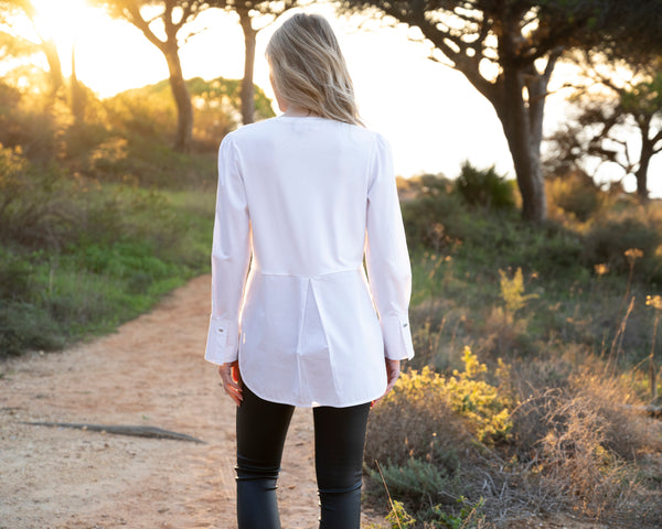 MARBLE 8147 BLOUSE TOP WITH BUTTON DETAILS