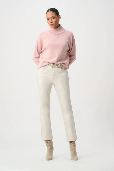 JOSEPH RIBKOFF 264913 CLASSIC STRAIGHT LEG METALLIC JEANS