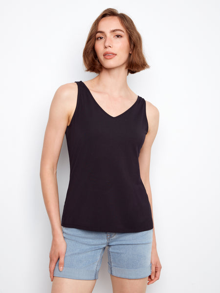 CHARLIE B C1243WPK WEAR 2 WAY BAMBOO CAMI- 6 COLOURS