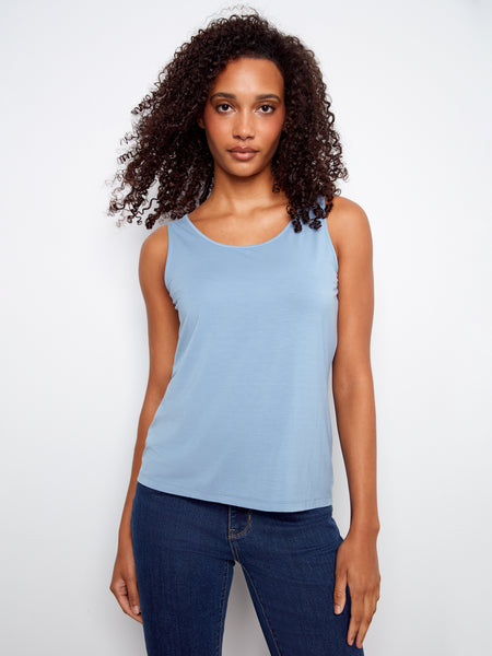CHARLIE B C1243WPK WEAR 2 WAY BAMBOO CAMI- 6 COLOURS