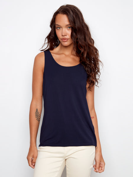 CHARLIE B C1243WPK WEAR 2 WAY BAMBOO CAMI- 6 COLOURS