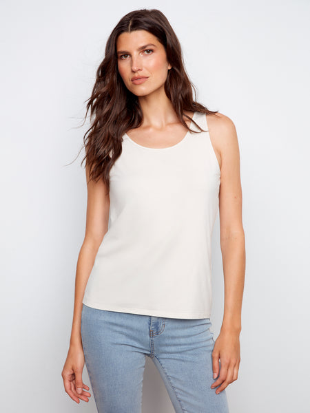 CHARLIE B C1243WPK WEAR 2 WAY BAMBOO CAMI- 6 COLOURS