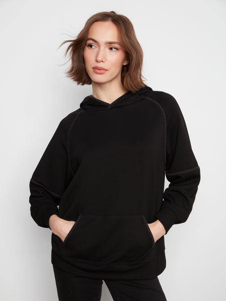CHARLIE B C1456 HOODED SWEATER