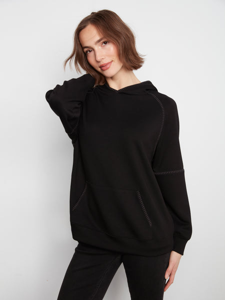 CHARLIE B C1456 HOODED SWEATER