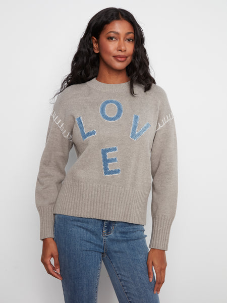 CHARLIE B C2026 LOVE SWEATER