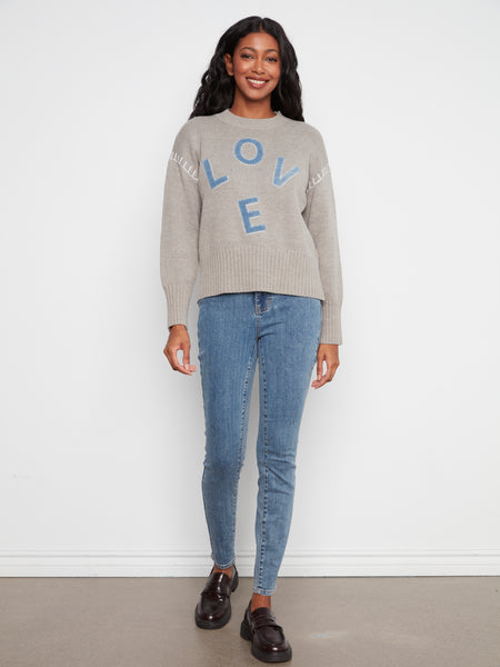 CHARLIE B C2026 LOVE SWEATER