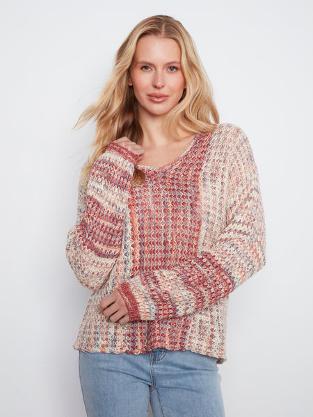 CHARLIE B C2057 SWEATER