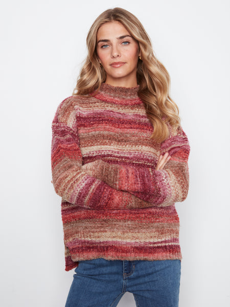 CHARLIE B C2067 SWEATER 2 COLOURS