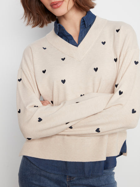 CHARLIE B C2084 FOOLER SWEATER