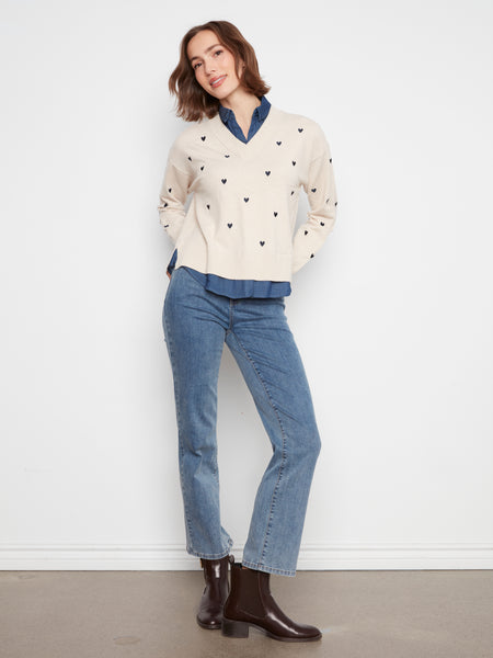 CHARLIE B C2084 FOOLER SWEATER