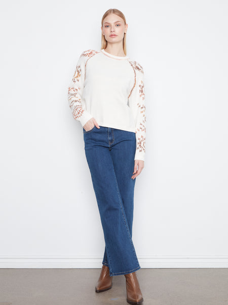 CHARLIE B C2130 DOUBLE LAYERS REVERSIBLE SWEATER 2 COLOURS