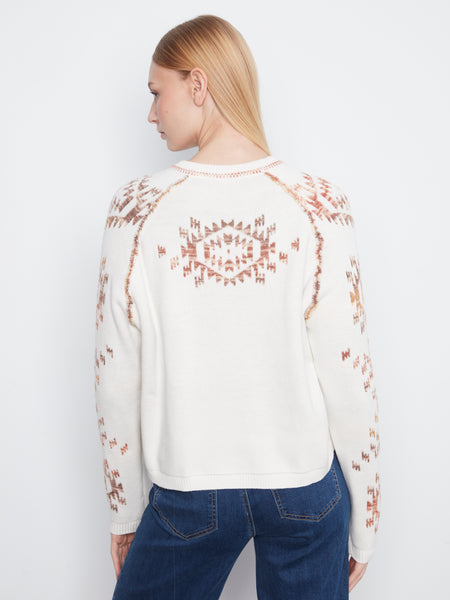 CHARLIE B C2130 DOUBLE LAYERS REVERSIBLE SWEATER 2 COLOURS
