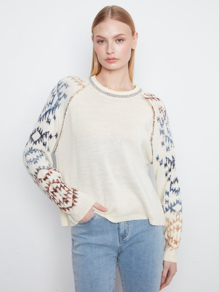 CHARLIE B C2130 DOUBLE LAYERS REVERSIBLE SWEATER 2 COLOURS
