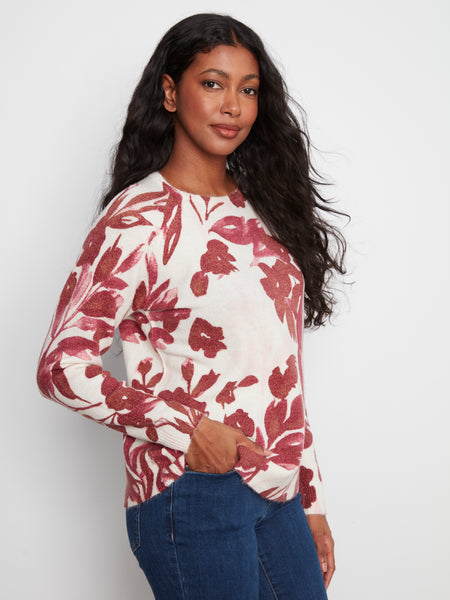 CHARLIE B C2268YR REVERSIBLE SWEATER 2 COLOURS