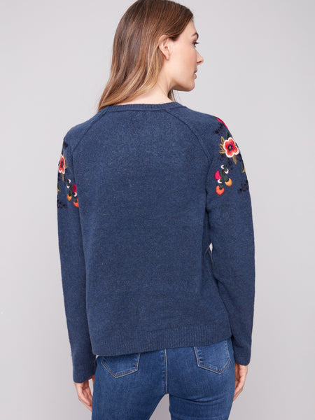 CHARLIE B C2268Y RAGLAN SLEEVES SWEATER 3 COLOURS