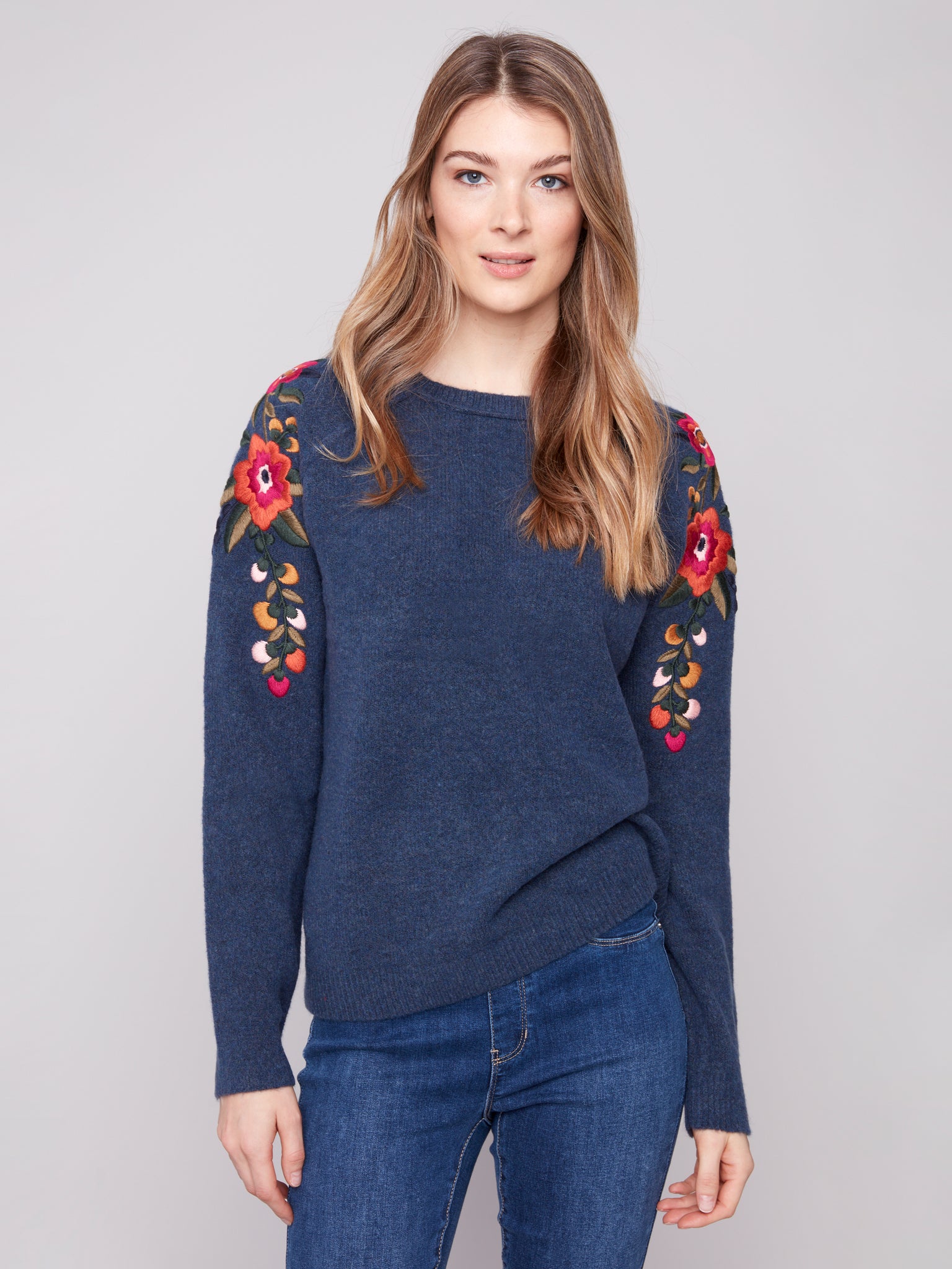 CHARLIE B C2268Y RAGLAN SLEEVES SWEATER 3 COLOURS