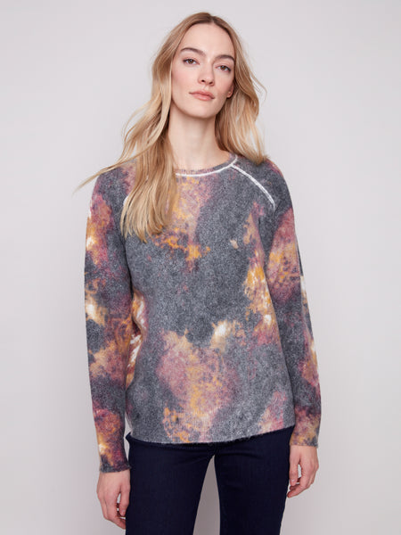 CHARLIE B C2268Y RAGLAN SLEEVES SWEATER 3 COLOURS