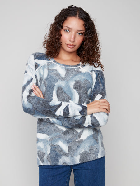 CHARLIE B C2268Y RAGLAN SLEEVES SWEATER 3 COLOURS